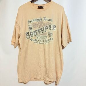 Southpole Men's‎ Vintage Beige Graphic T-Shirt Size XL Short Sleeve Casual